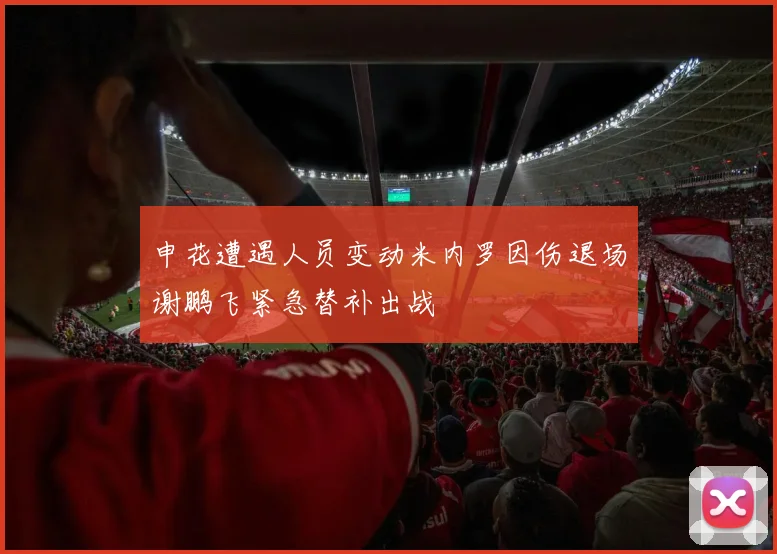 申花遭遇人员变动米内罗因伤退场谢鹏飞紧急替补出战